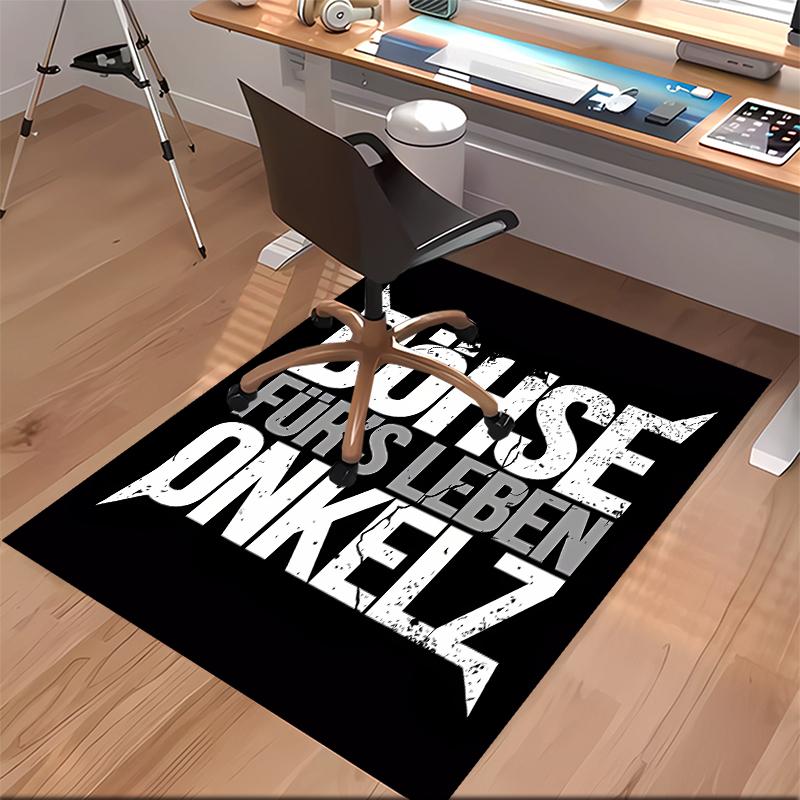Böhse Onkelz Band Printed Absorbent Washable Carpet, Non-Slip Bathroom Mats, Kitchen Rugs, Yoga Mat,Living Room Entrance, Camping Picnic Rugs