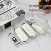 Compatible Key Cover for Baojun 560/530/510/E100 Models - Silver Edge Car Key Shell