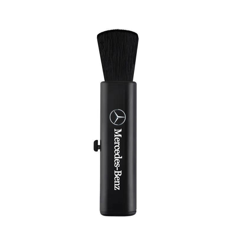 FA03Car Retractable Cleaning Brush JSSSQJS For Mercedes Benz AMG W203 W204 W205 GLC Artificial Wool Small Brush Interior Mouldings