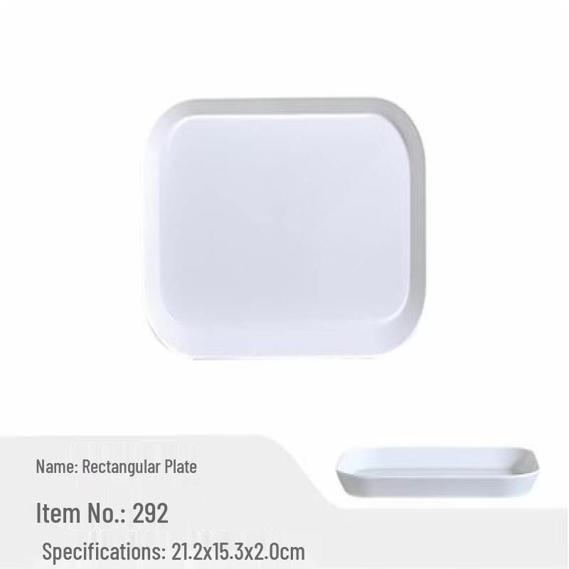 WUHE A5 Food Grade Melamine Serving Tray