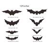 12pc/set Halloween 3d Bat Wall Stickers Black PVC Bat Halloween Party Decorations Home Bedroom Bar Horror Props Party Supplies