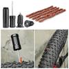 Bike Tubeless Tyre Repair Kits with Rubber Strips Bicycles Tire Maintenance Tool for Repair Tires Fix Flat Puncture