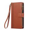 For Samsung Galaxy A16 4G/5G/A26 5G Case Multi Card Slots Zipper Leather Phone Cover with Shoulder Strap/Wrist Strap