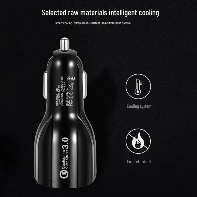 DGALEN QC3.0 Dual USB Car Charger
