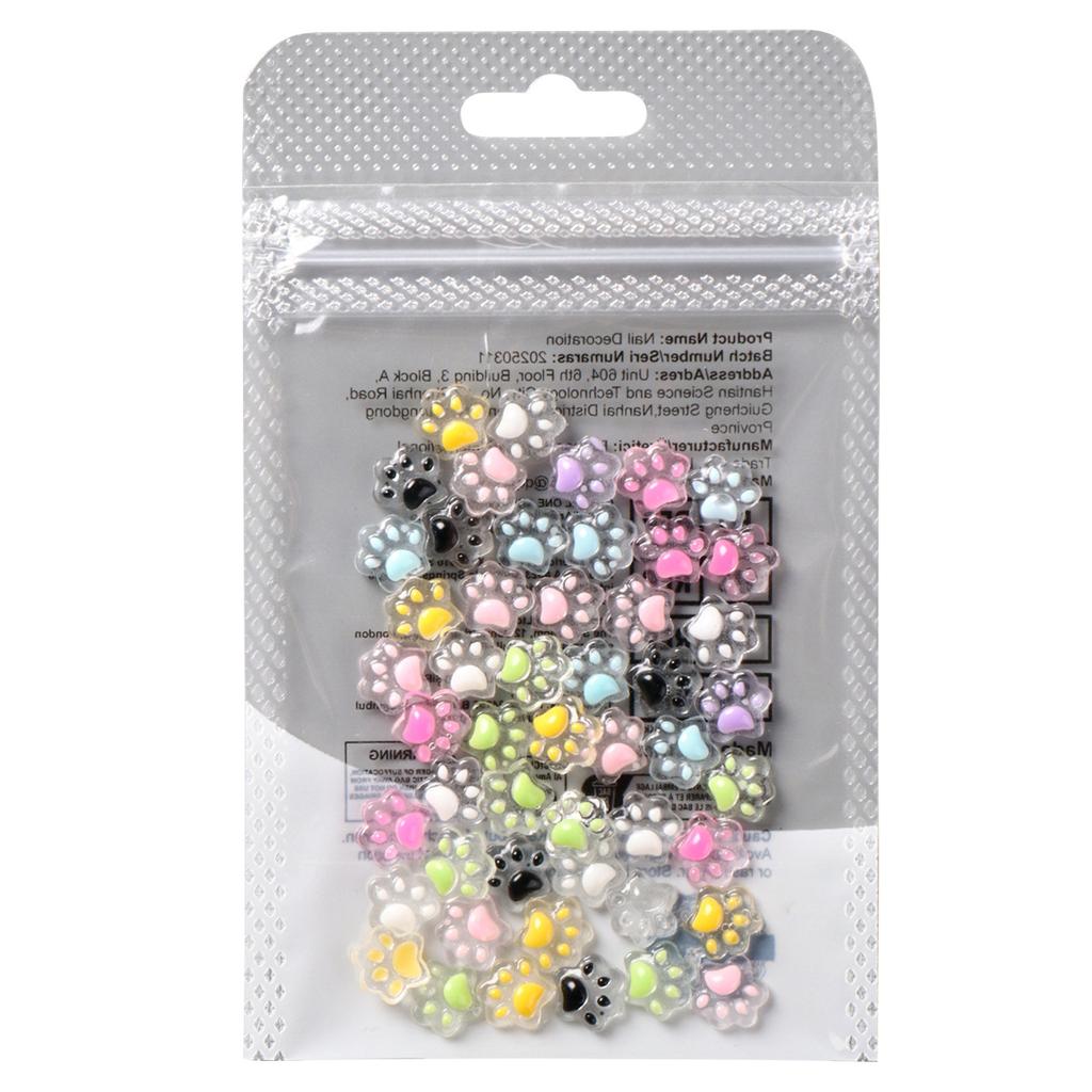 New Nail Art Jewelry 5D Embossed Three-dimensional Cat Claw Mixed Color Wear Nail Nail Jewelry