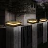 Outdoor Solar Post Cap Lights 3 Modes Fence Light Solar Powered Waterproof Gate Light For 4 Inch Wood Posts Yard Garden Outside