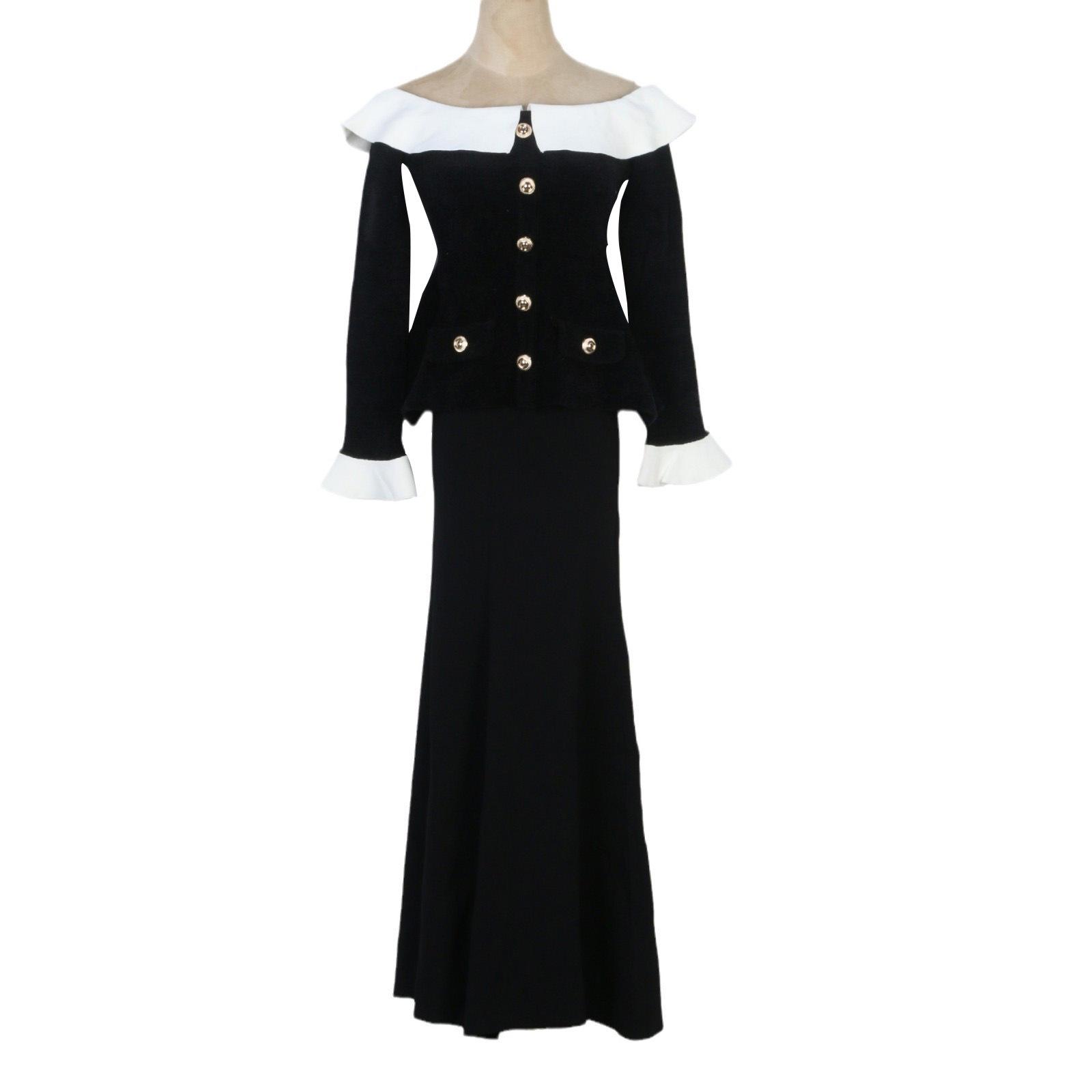 

Элегантное женское платье на одно плечо с цветными блоками в французском сексуальном стиле наследницы для ранней весны Large