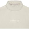 Fear of God Essentials SS22 Relaxed Mockneck Fleece-Backed Sweatshirt Men Sweatshirt Wheat FOG-SS22-130