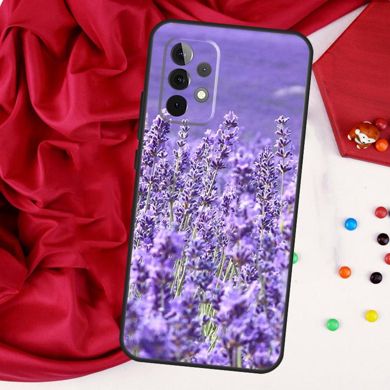 

Фиолетовые Цветы Лаванда Для Samsung Galaxy A52 A32 A22 A54 A14 A16 A26 A36 A56 A55 A35 A05 A06 A15 A53 A33 A13 Чехол Samsung A54 5G