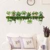 Yousheng Topfpflanzen Regal Wandaufkleber Wasserdicht PVC Selbstklebend Wohnzimmer Schlafzimmer Heimbüro Topfpflanzen Regal Dekoration Aufkleber