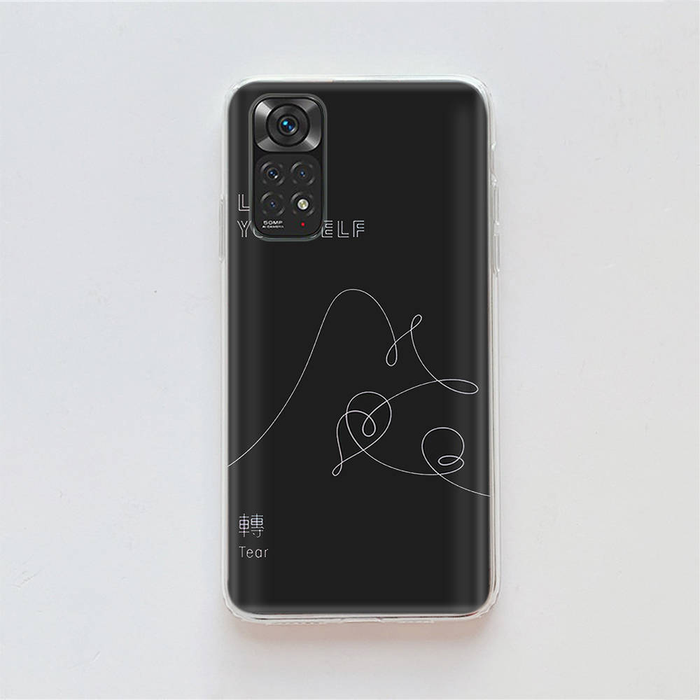 BT2 Bangtan Boys Love Yourself Case for Samsung A04 A14 A23 A34 A54 M23 M33 M52 M53 Realme 10 9 C30S C35 C55 VIVO Y02S Y21 Y33S Y51 X80 Pro Cover