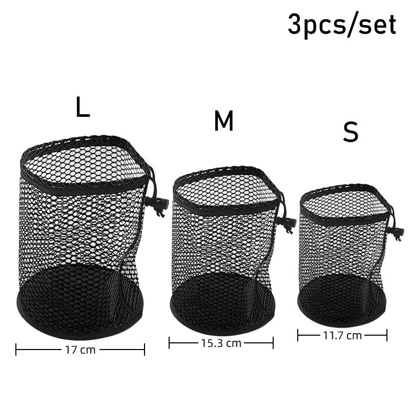 Golf Ball Holding Pouch Durable Drawstring Mesh Net Bag Hold 12/25/50 Balls Portable for Golf Training Competition Travel