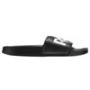 Reebok Classic Slide Simple Sports Comfortable Flat One Strap Sandals Unisex Sandals Black White CN0735
