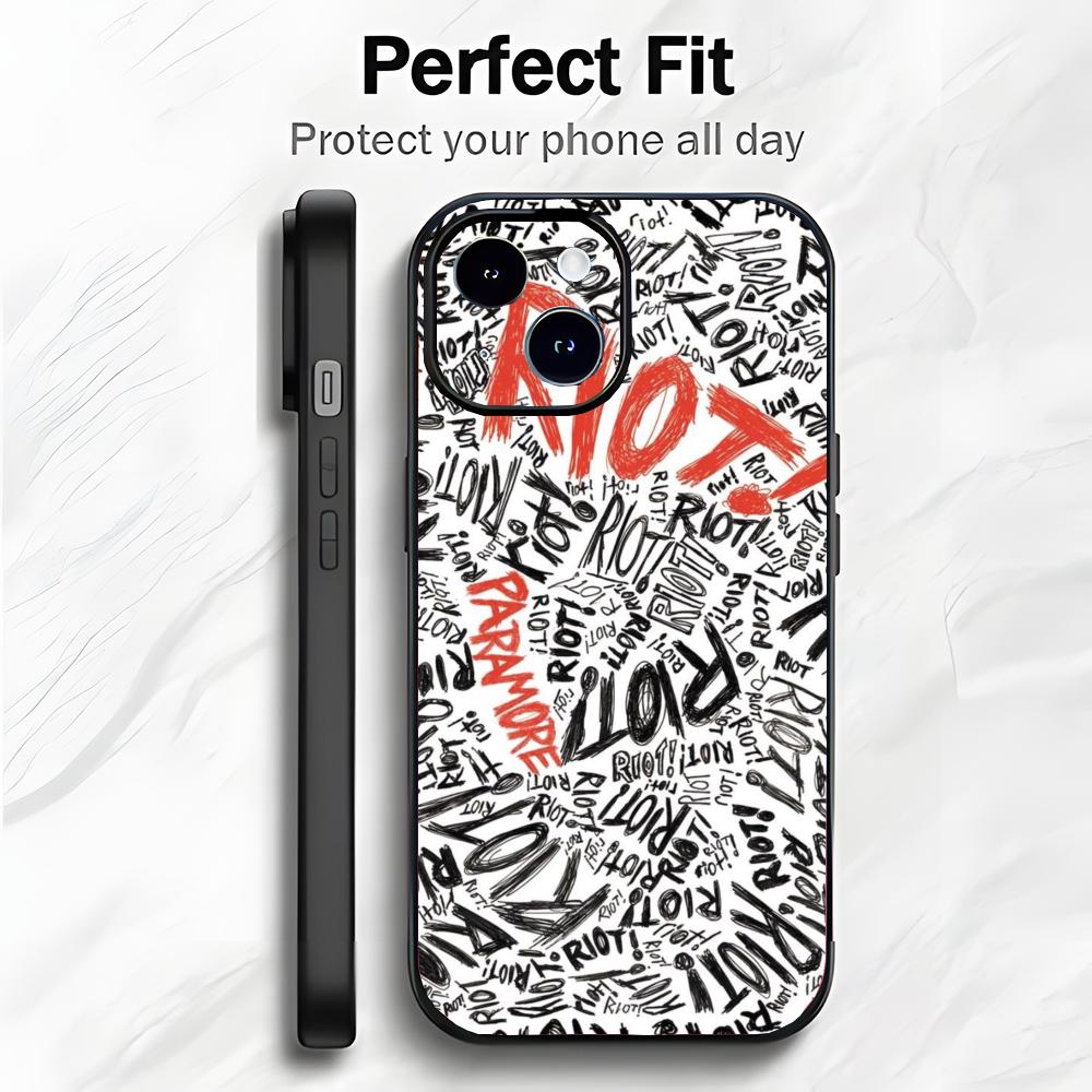 Pop Punk Band P-Paramore Handyhülle Handyhülle Weiche Verpackung Leicht Für iPhone17 16 15 14 13ProMax