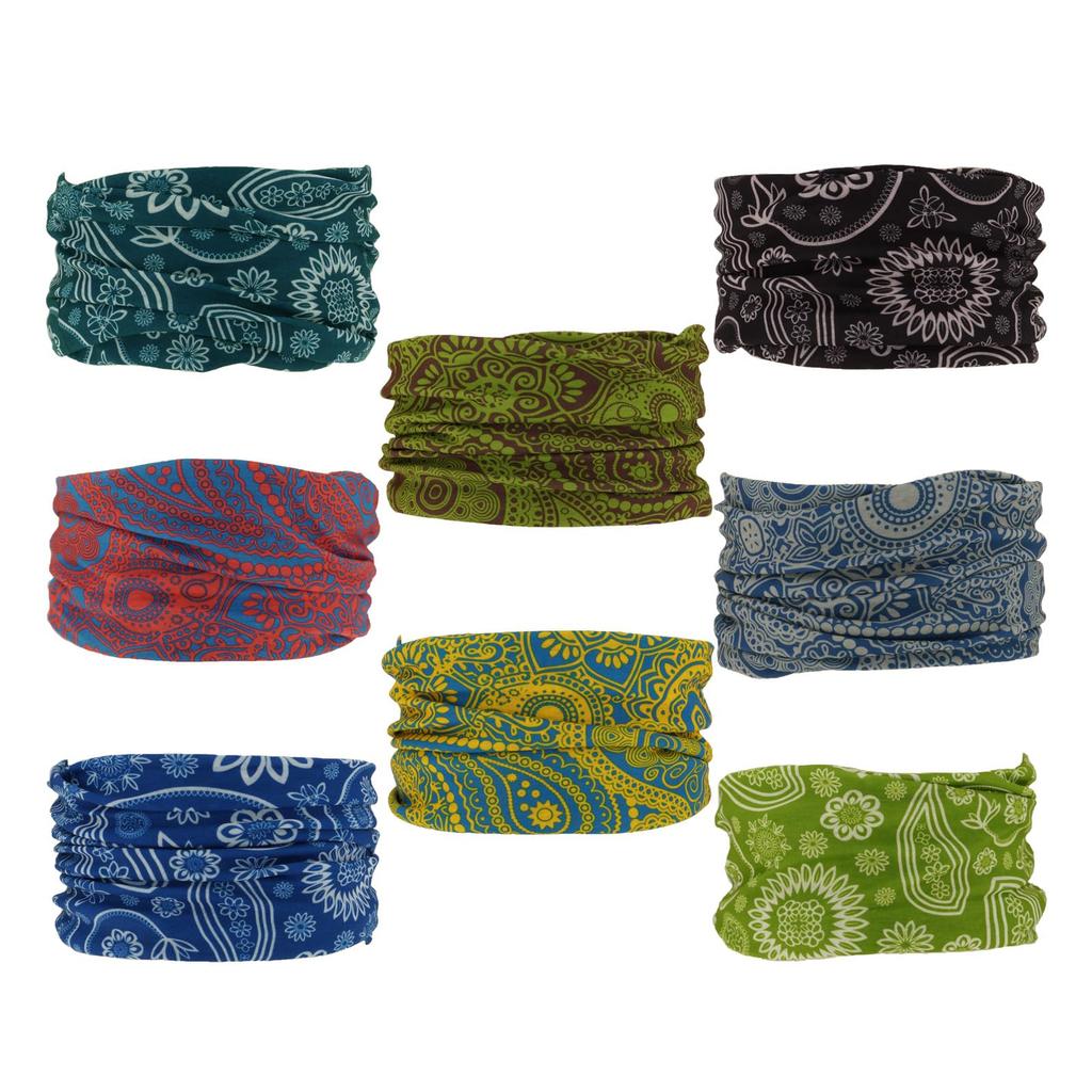 For Women and Hair Half Face Neck Gaiters for and and Available In and Cashew Nut [SMEHCF] Multi-Purpose Bandanas, 8-Count, Men, Headbands,