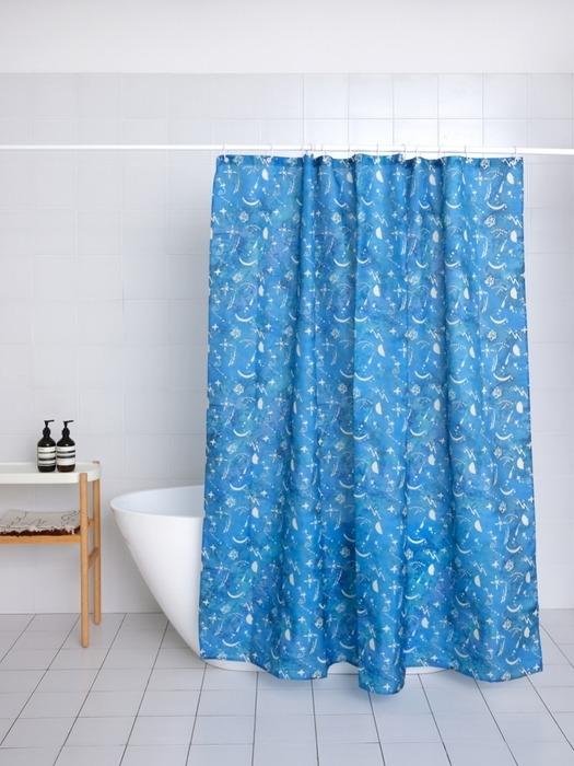 

MATT AND MEL [Shower curtain] Moon Night - Galaxy Blue Moon Night - Galaxy Blue