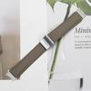 Wrist Strap with Silver Quick Release Connector For Samsung Galaxy Watch6/Watch6 Classic Genuine Leather Watch Band