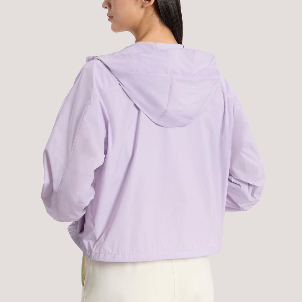 Adidas Jackets Women's Light Purple Hooded Thin Other KS2863