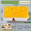 Thickened Disposable Bento Box with Five Compartments