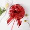 10-Pack Metallic Pull Bows for Gift Wrapping - 6 Inch Reusable Ribbon Bows, Large Instant Floral Decor Bows for Wedding, Christmas