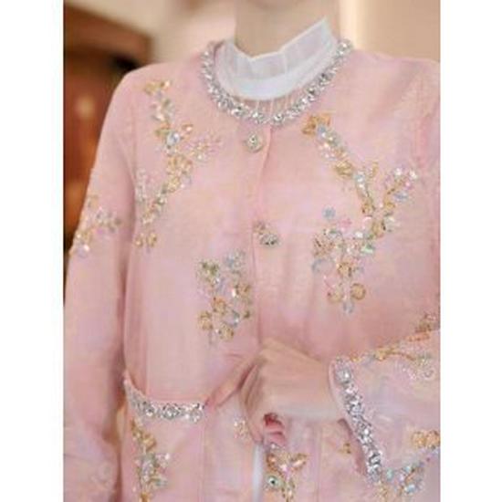 

Spring Windbreaker: Women s Chinese Style Cardigan for Moms & Seniors XL рожевий