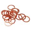 Copper Washers 30PCS M16 X 20 X 1.5mm Flat Ring Sump Plug Oil Seal Gasket Sealing Fitting Washers
