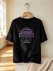 Unisex T Shirt Vintage Boombox Print Summer Casual Top