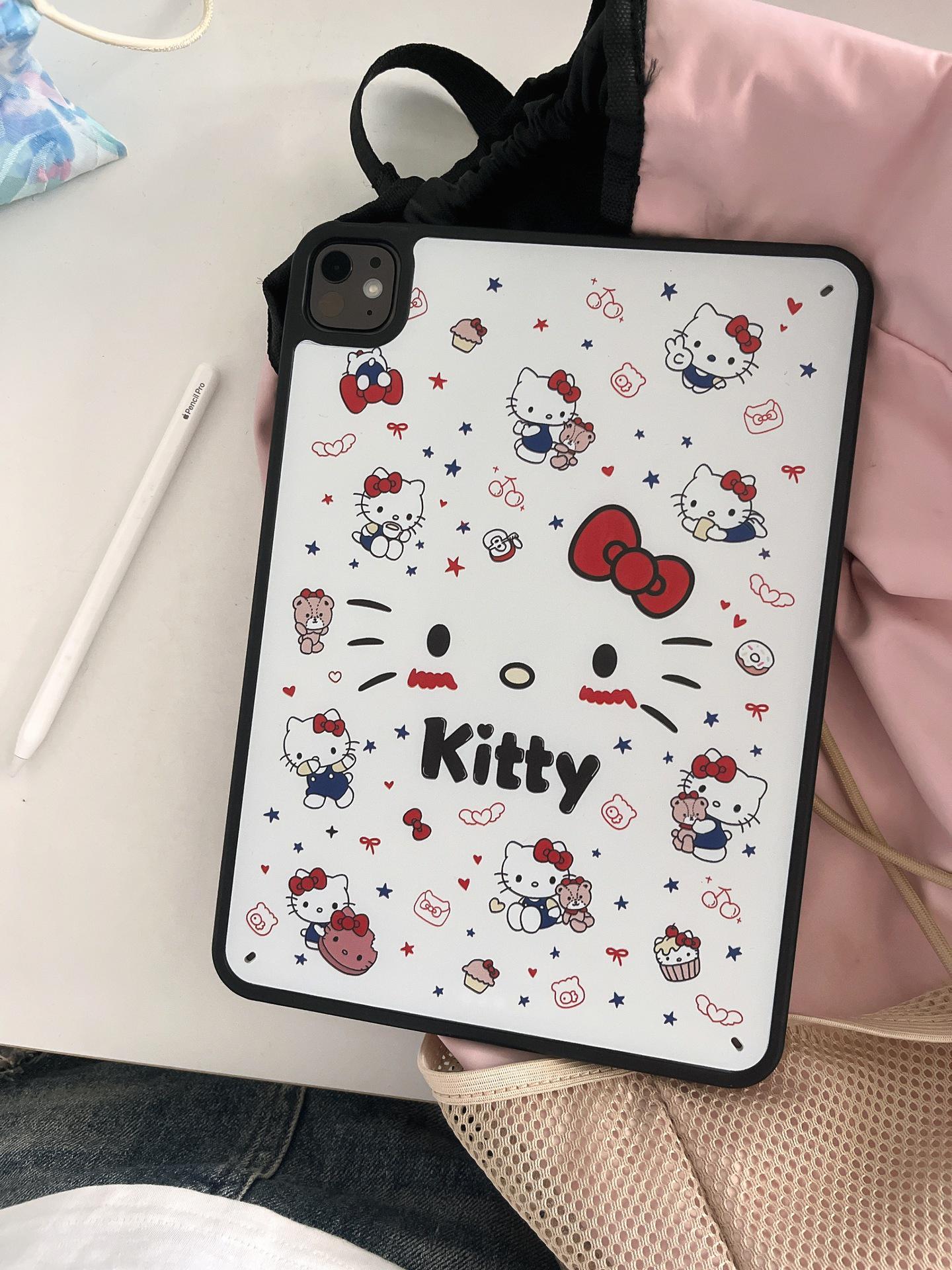 

White Background Graffiti iPad Mini 6 Case for 10th Gen (2025) - Single Bottom Design iPad mini 6/7 (8.3-inch)