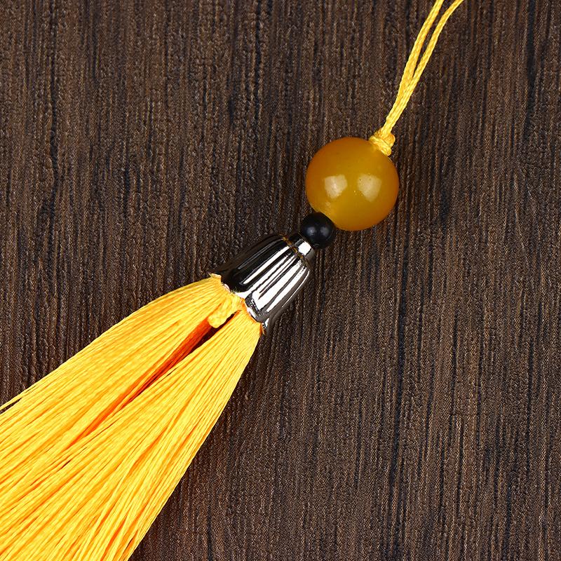 Brass Gourd Feng Shui Ornament With Tassel Feng Shui Decorative Collectible For Prosperity And Longevity Home Office Desk Decor