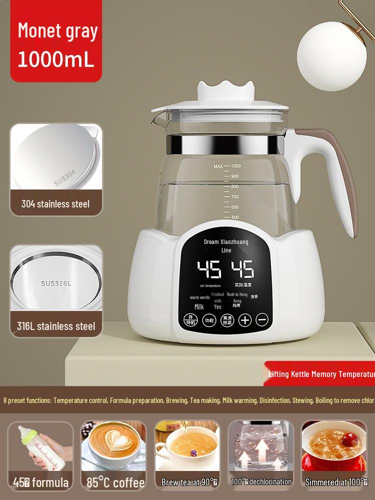 Constant Temperature Electric Kettle: Automatic Heating & Insulation Tea Brewer.
