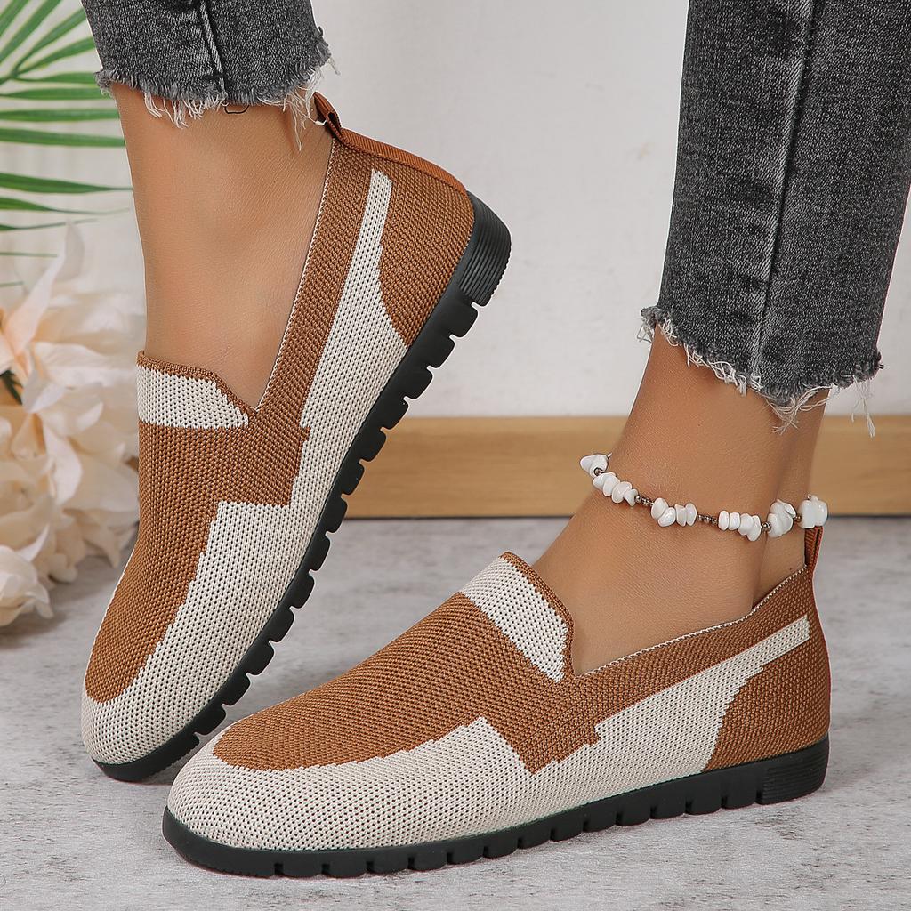 Plus Size Shoes for Women 36-43 Summer Fashion Mesh Breathable Comfortable Non-slip Flats Platform Slip on Zapatos De Mujer