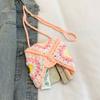 Shoulder Bag Crochet Flower Knitted Bag Bohemian Hollowed Out Weave Bag Storage Bag Large Capacity Crochet Crossbody Bag Travel