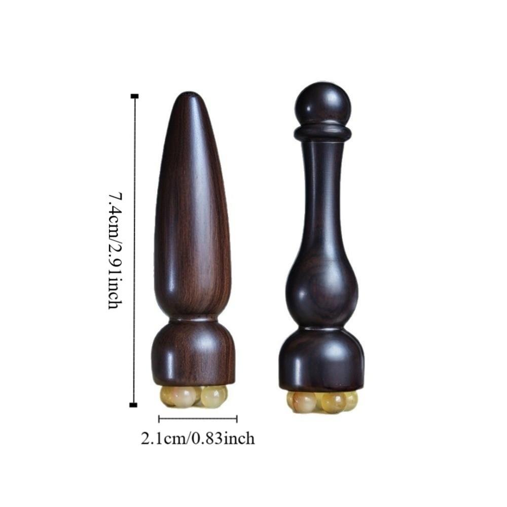 Five Beads Design Sandalwood Lotus Seedpod Massager Guasha Face Massager Tool  Eye SPA