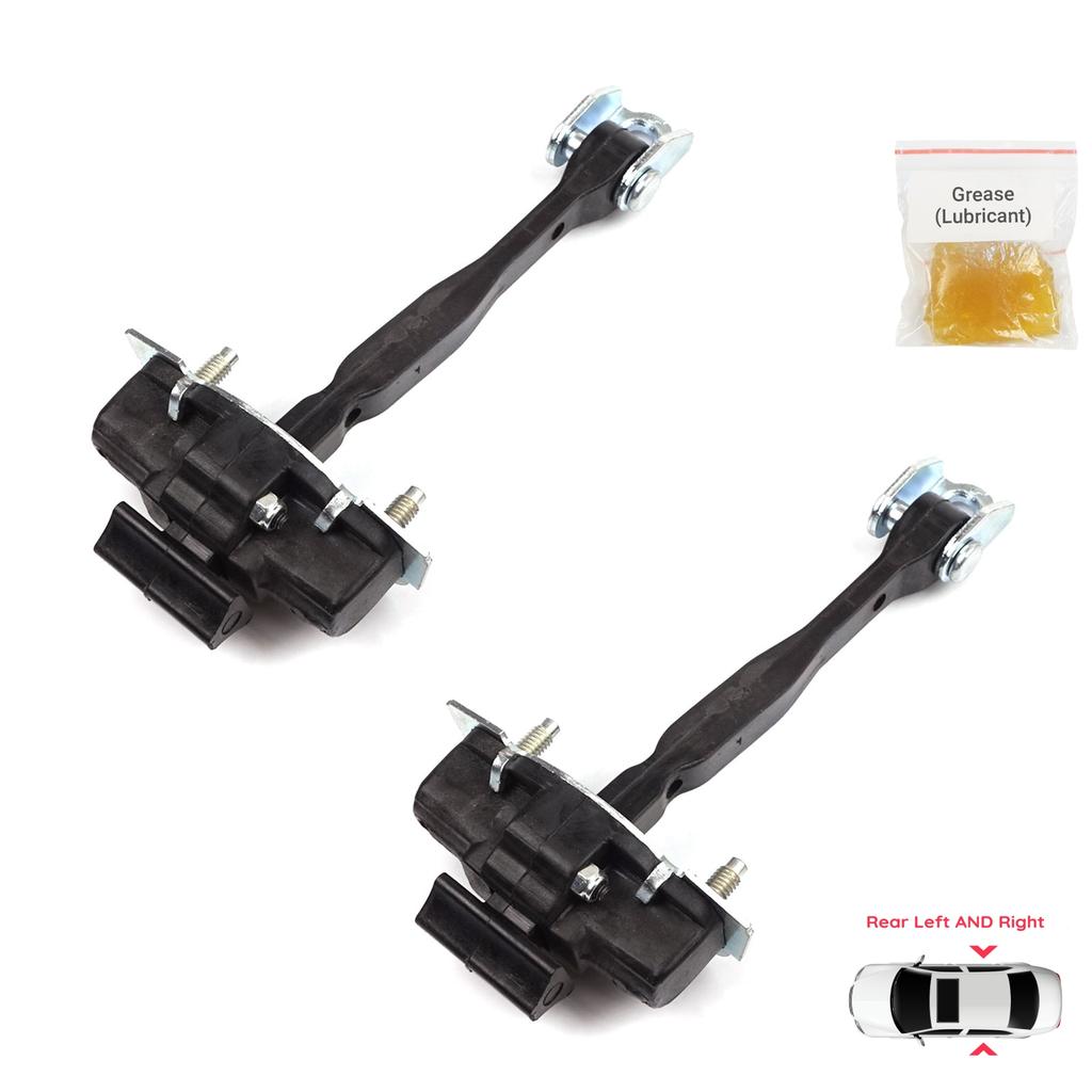 BDP1280-1 2 Pieces Rear Door Hinge Stop Check Strap Limiter for Fiat 500X 334 2014-On 51939944