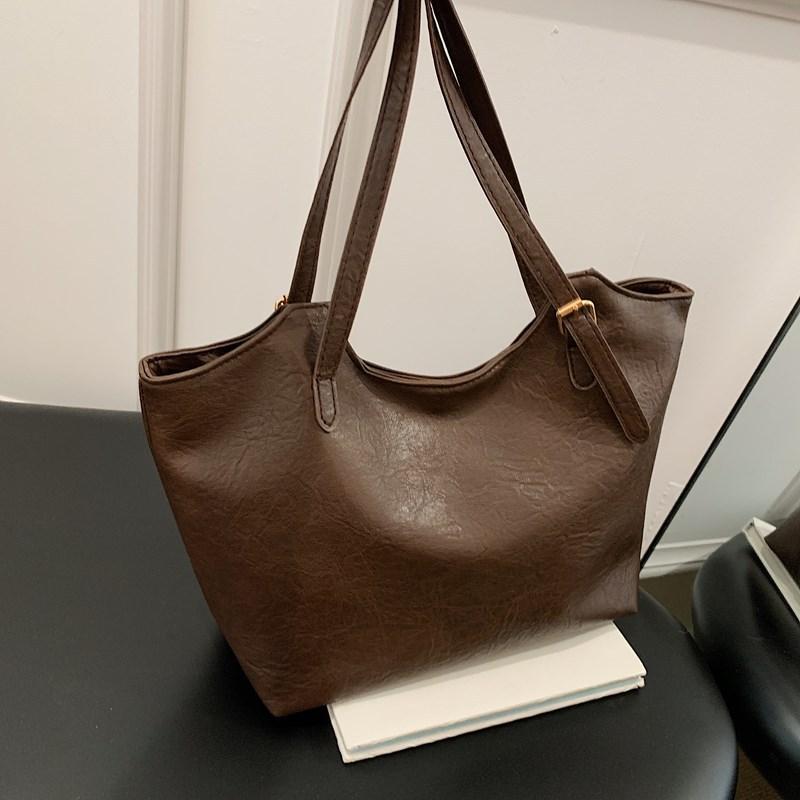 

Ретро большая вместимость новая универсальная сумка-тоут модная плечевая сумка подмышку для поездок на работу