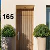 Black Floating Houses Number,Modern Houses Number for Outside,Home Address Number for Outdoor Garage Gate Street Wall