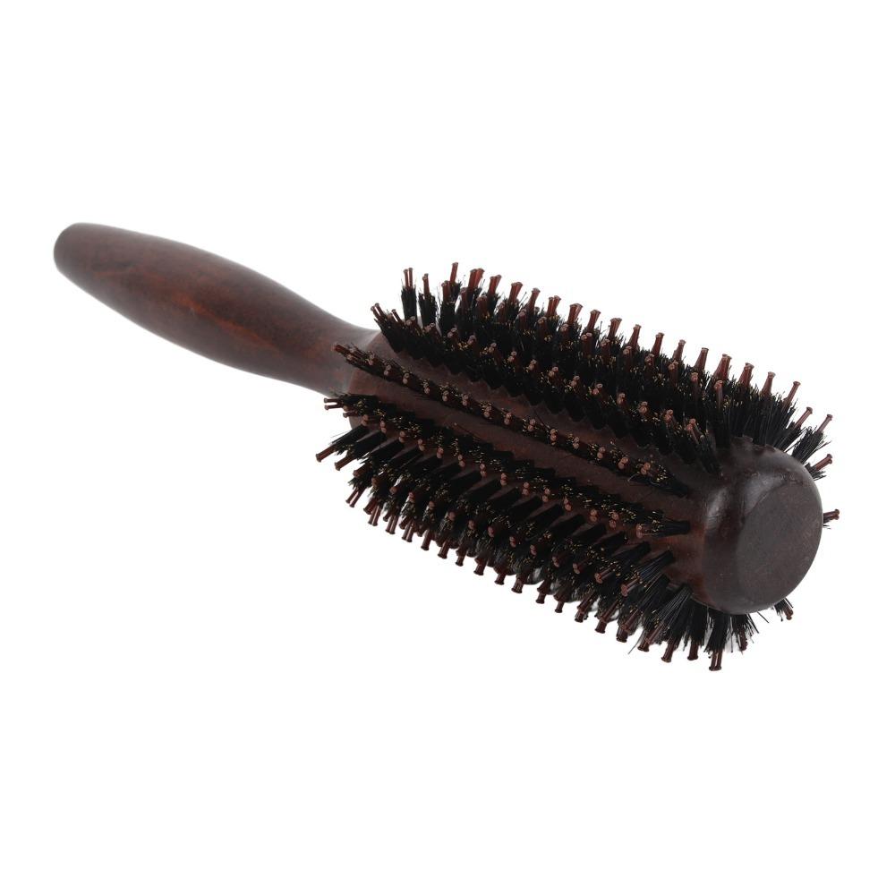 Professional Roller Comb Wooden Handle Hairdressing Comb Hair Care Hair Brush Women Use