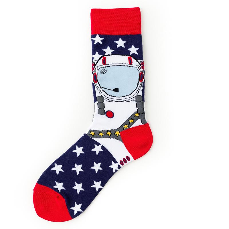Hundreds Fashion Personality Cotton Socks Unisex Men Happy Street Skateboard Fruits Harajuku Gift Funny Boys Male Dress Sox