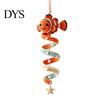 Easy Crochet Animals Pattern Ocean Theme Spiral Kit, Decorative DIY Art Craft, Bag Charms Making Assembly Hanging Ornament for Christmas Tree