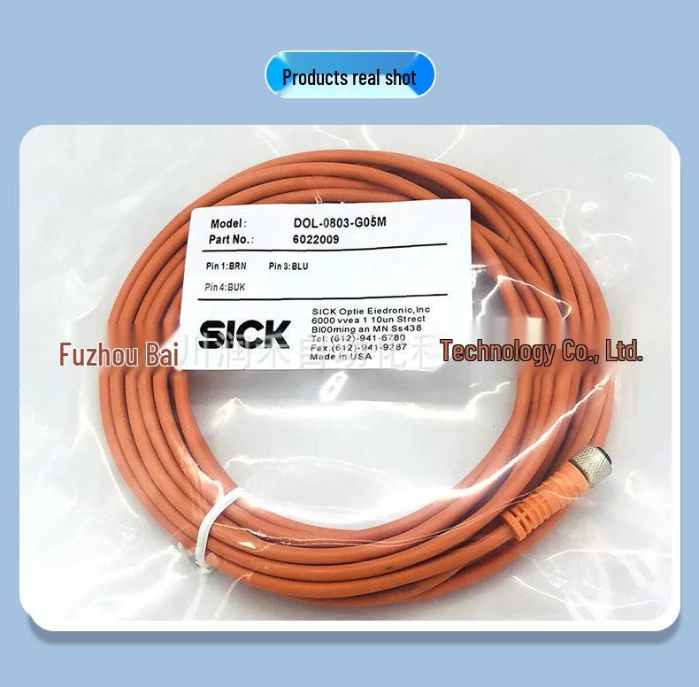 Sick Sensor Plug and Cable DOL-0803-G05M 6022009 - Brand New, In Stock