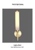Elegant All-Copper Marble Wall Lamp for Living Room, Hotel, or B&B Corridor/Bedsides