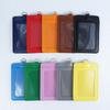 Fashion PU Leather Card Holders Set Women Men Student Retractable Badge Reel ID Card Holder Cover Case Nurse Badge Lanyards