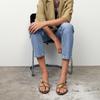 Luxury Metal-Embellished  Designer High-Heel Sandals Women Fashion Cross-tied Heels Summer Sexy beach slingbacks Flip-Flops