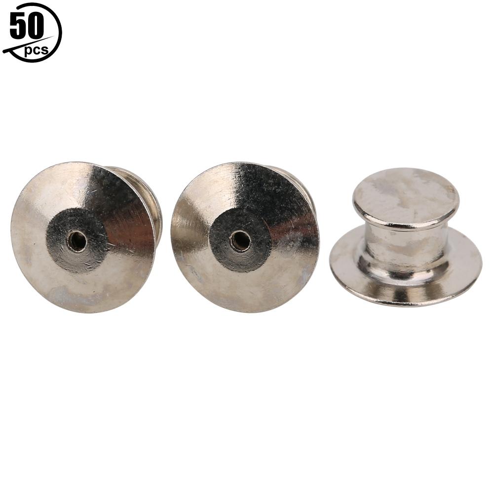 

50 шт. Основы для брошей Застежка-булавка для сумок Плоская шляпа Имя Книжная булавка 7 x 10 мм