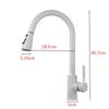 Kitchen Faucet Mixer Pull Out Kitchen Tap Single Handle Single Hole 360 Rotate Copper White/ Nickel/Gold Swivel Sink Mixer Tap