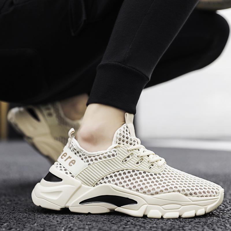Fashion 2025 Summer New Fashion Trend Casual Mesh Running Sports Couple Men's Shoe