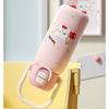 High-Quality Cartoon Thermos Cup with Straw 