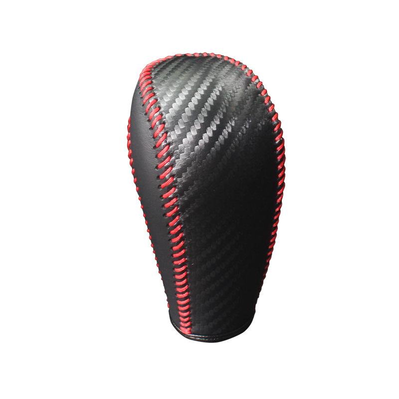 Customize Fit for Old Ford Focus Hand-sewn Genuine Leather Carbon Fiber Gear Shift Cover
