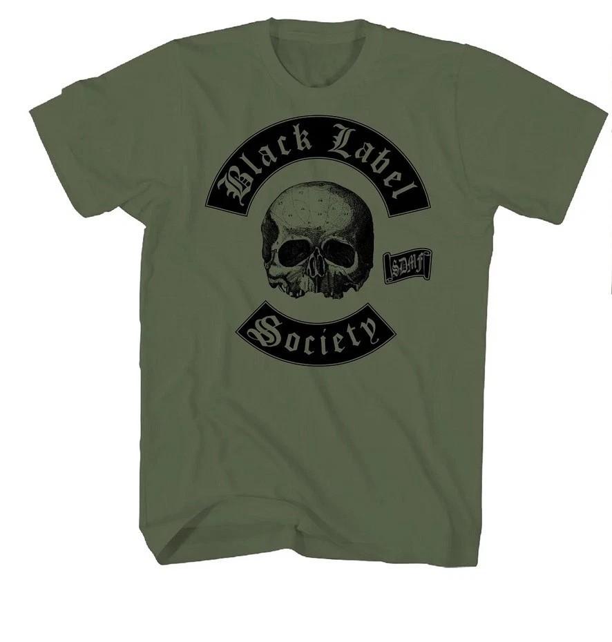 Футболка с флагом Black Label Society S-5XL Подарок для фаната MI1079 S разноцветный