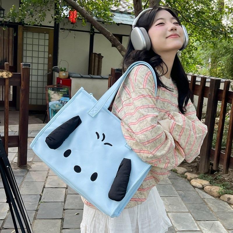 New cute cloth bag cartoon three-dimensional cartoon rabbit tote bag women commute to work large-capacity shoulder bag